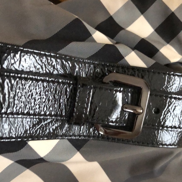 Burberry Lowry Nylon Patent Leather Bag - Picture 6 of 9